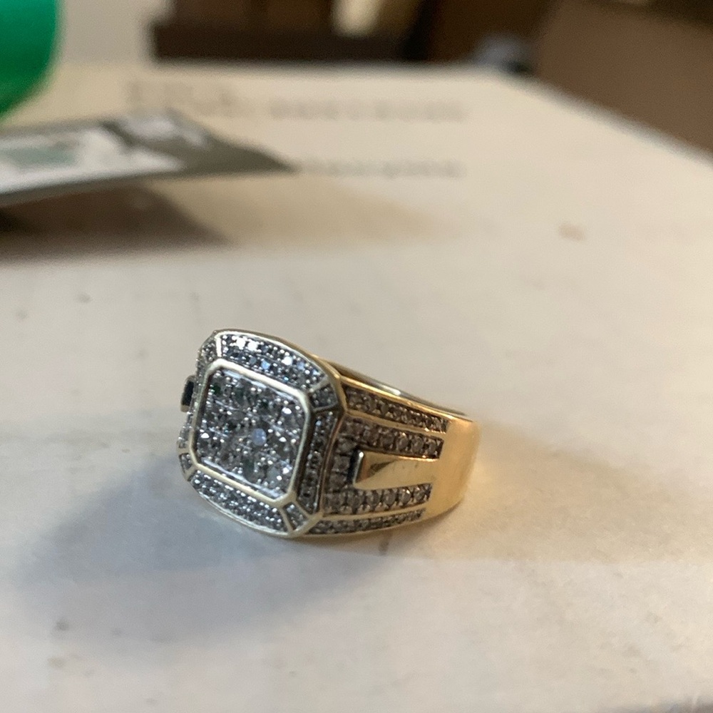 10karat diamond pinky ring